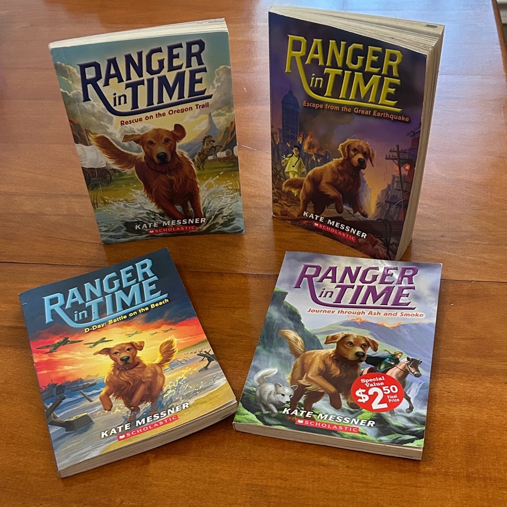 Ranger in Time Book Set by Kate Messner - Dog Adventure Stories